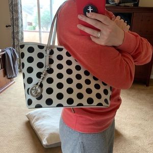 Polka dot purse